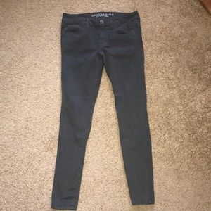 AMERICAN EAGLE Olive Green Super Soft Jeggings!